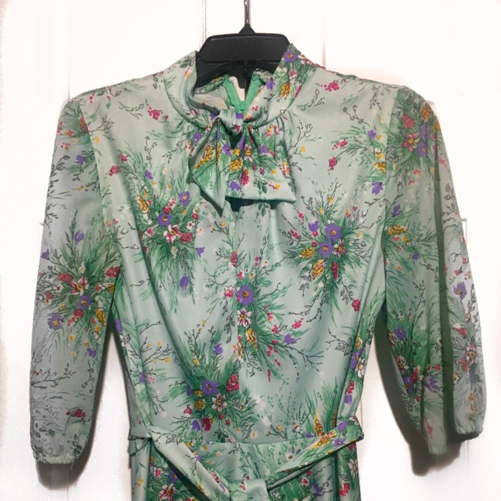 Vintage 60s/70s Floral Dress